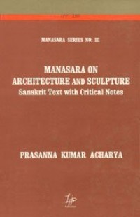 Image of Manasara on Architecture and Sculpture